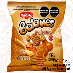 GOLO CARAMELO BOLONES DULCE DE LECHE 50 UNIDADES 454 GR x 1